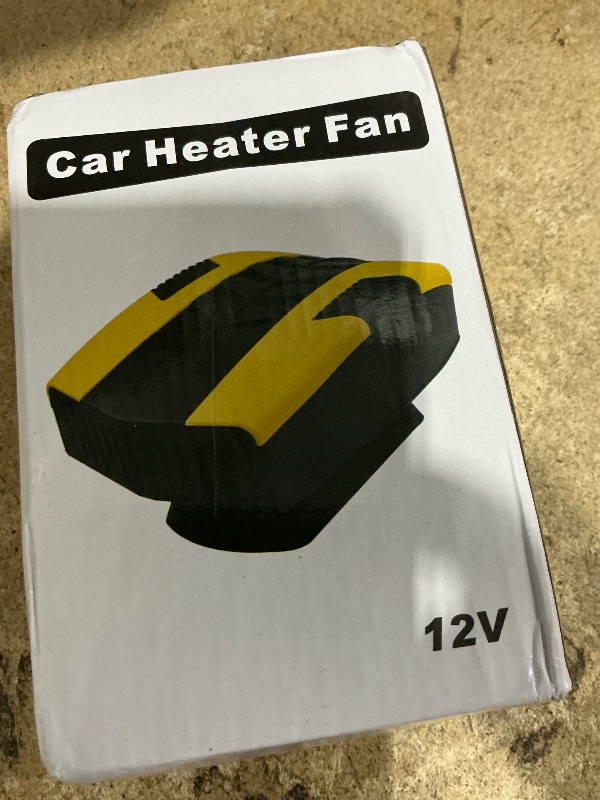 Photo 1 of Pycoal Car Heater, 12V Portable Heater for Car Fast Heating Defogging & Defrosting, 2-In-1 Heating & Natural Wind Car Defroster, 360° Rotary Portable Car Heater with Automatic Power-off Protection