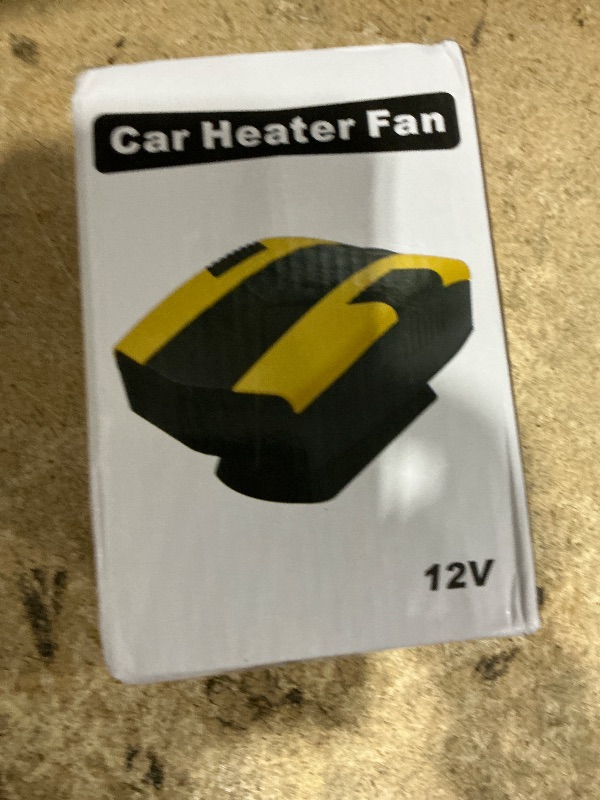 Photo 1 of Pycoal Car Heater, 12V Portable Heater for Car Fast Heating Defogging & Defrosting, 2-In-1 Heating & Natural Wind Car Defroster, 360° Rotary Portable Car Heater with Automatic Power-off Protection