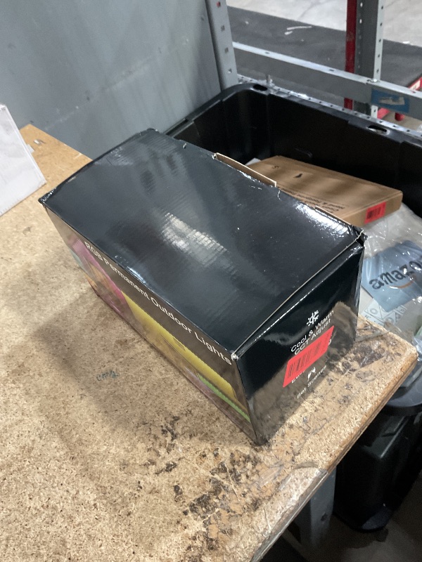 Photo 1 of ***UNTESTED / UNKNOWN DAMAGES**** Fussion Permanent Outdoor Lights for House, 150ft RGB Halloween House Lights Outdoor with APP Remote Control, IP67 Waterproof Smart Eternity Eaves Lighting for Christmas, Holiday, Party, Daily