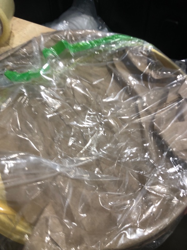 Photo 1 of ***HAS DAMAGES TO MATERIAL (SCRTACHES & BLEMISHES)**** Thenshop 3 Pcs 12 Inch Gold Round Serving Tray Stainless Steel Circle Decorative Vanity Gold Plate Metal Jewelry Makeup Organizer Dishes for Gift Wedding Coffee Table Bathroom Dessert Christmas