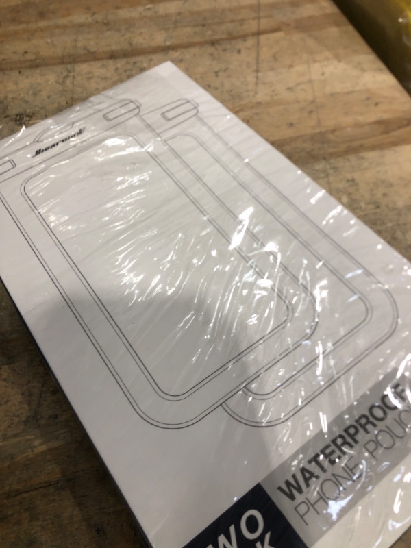 Photo 1 of Hiearcool Waterproof Phone Pouch, Waterproof Phone Case with Crossbody Lanyard Compatible for iPhone 17 16 15 14 13 Pro Max Up to 8.3", Cellphone Dry Bag Travel Essentials for Beach -Clear-2Pack