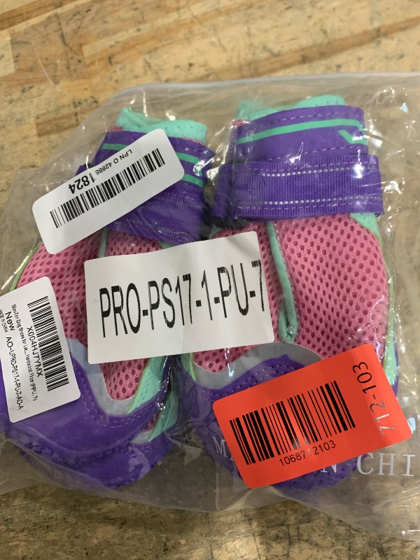 Photo 1 of **RUNS BIG** SlowTon Dog Shoes for Large Small Medium Dogs - Breathable Dog Boots for Summer Hot Pavement, Paw Protector for Outdoor Walking Winter Snow, Anti-Slip Rubber Dog Booties for Hardwood Floor (PIPU, 7)