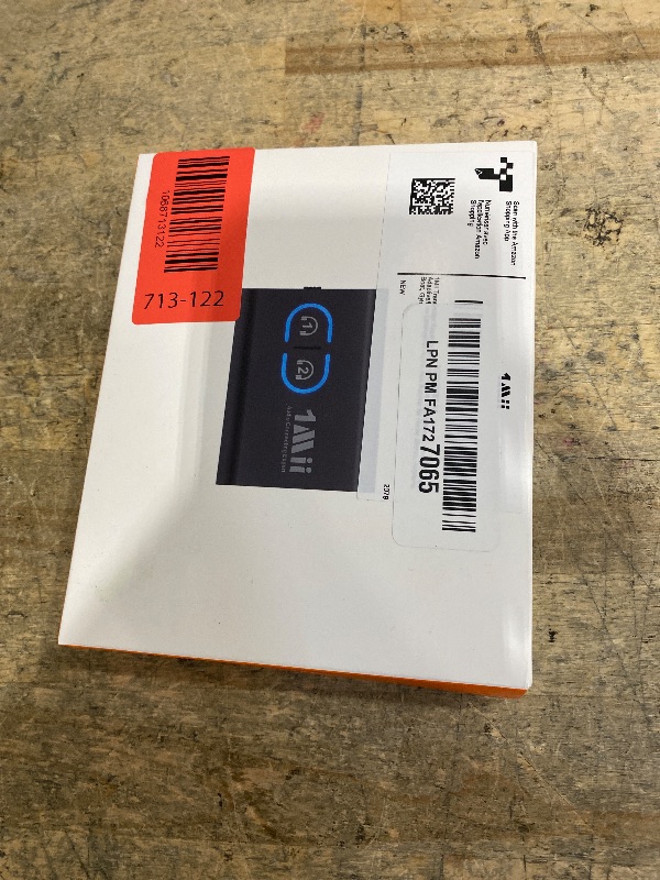 Photo 1 of 1Mii Bluetooth 5.3 Transmitter Receiver for TV to Wireless Headphones, Dual Link AptX Adaptive/Low Latency/HD Audio, Aux Adapter for Home Stereo, Airplane, Boat, Gym