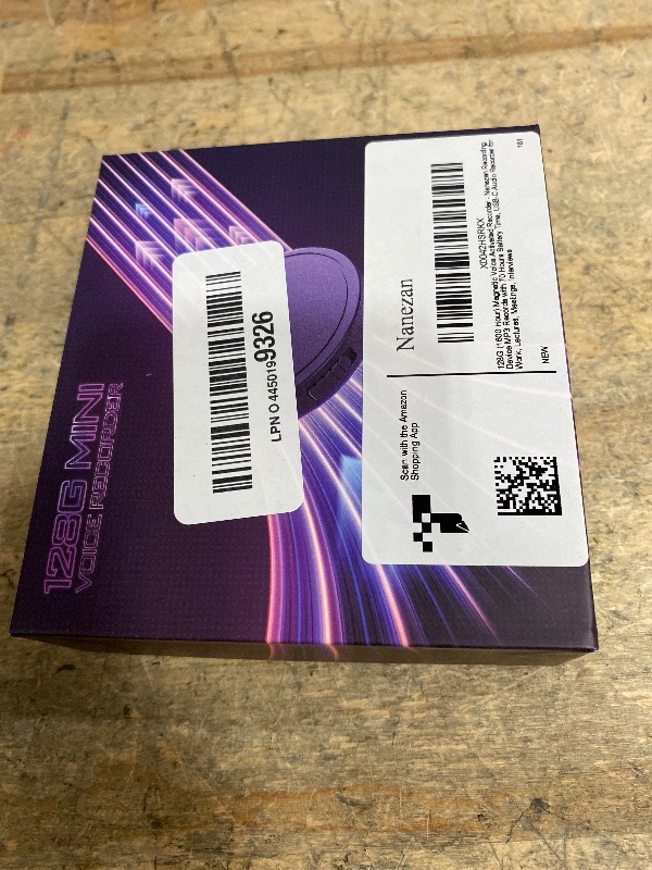 Photo 1 of 128G (1600 Hour) Magnetic Voice Activated Recorder - Nanezan Recording Device MP3 Records with 70 Hours Battery Time, USB-C Audio Recorder for Work, Lectures, Meetings, Interviews