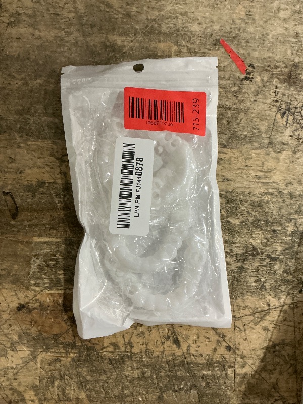 Photo 1 of 2 Pairs, Natural Comfortable Design to Restore Confident Smile, Temporarily Adjustable for Men and Women.(White) (2)