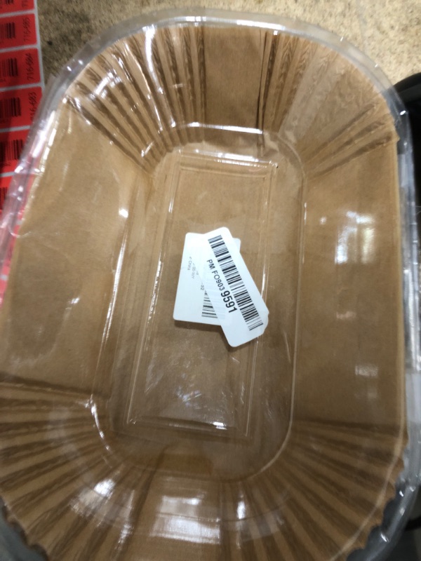 Photo 1 of 100 Pack 7.5 Inch Loaf Pan Liners, Non-Stick Cake Baking Sheets, Unbleached & Greaseproof Baking Paper for Cookies, Cupcakes, Bread.