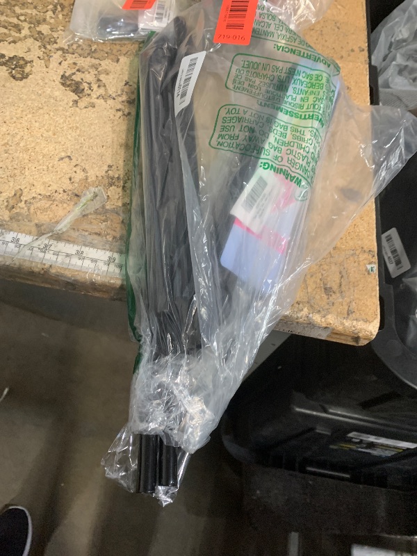 Photo 1 of 2 Pack Spring Tension Rods 28-48 Inches,5/8" Diameter Black Spring Loaded Curtain Rods,Adjustable Small Short Tension Curtain Rod for Windows,Kitchen, Doorway,Bathroom,Cupboard Bars