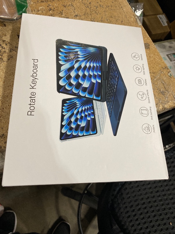 Photo 1 of Transparent Case with Keyboard for iPad 11th Gen 11 Inch.(A16, 2025) & 2022 iPad 10th Gen 10.9 Inch,7-Color Backlit,Wireless Keyboard, 360°Rotating,with trackpad,Pencil Holder,with Shortcuts,pink