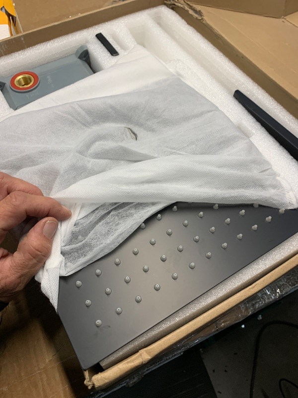 Photo 1 of **Parts Only** Bathtub Shower System Matte Black Shower and Tub Faucet set with 10 inch Rian Shower Head and Handheld Spray Mix Shower Combo,including Rough-in valve and Shower Trim Kit