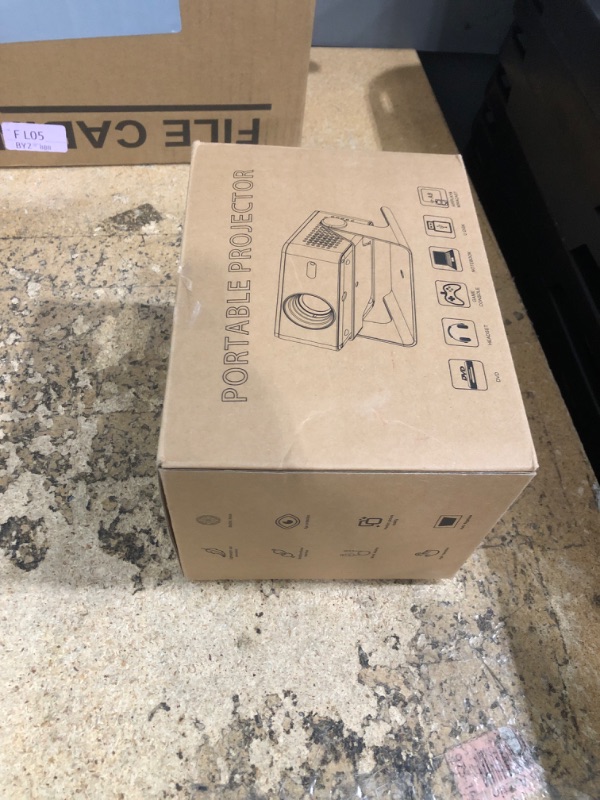 Photo 1 of [4K Support & Electronic Focus] Projector with WiFi and Bluetooth, 4K 1080P Native Projector Keystone & Zoom, 20W Speaker, 180°Adjustable Portable Projector for Phone, Laptop, Bedroom, Outdoor