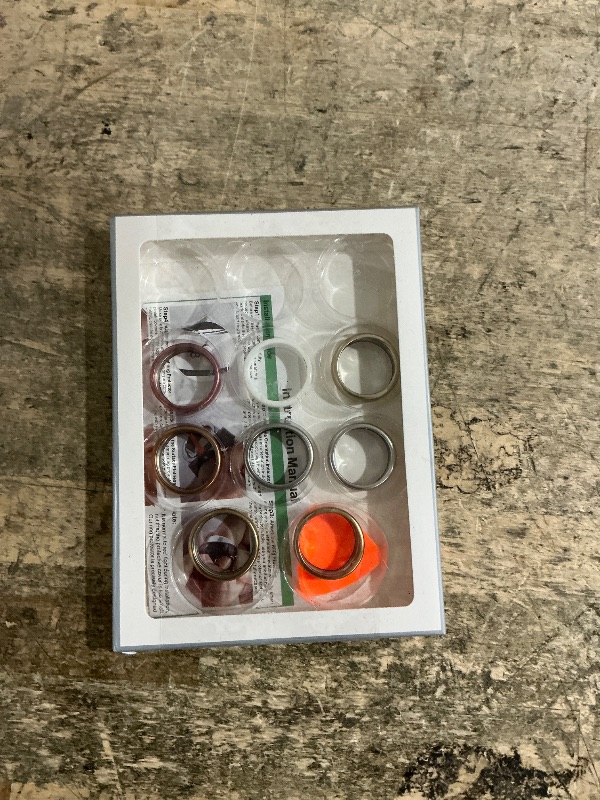 Photo 1 of ***MISSING 3 *** Vigamen 8 Pack Cover Compatible with Oura Ring Gen 4/Oura Ring Gen 3 Horizon/Heritage,Charging Derectly,Matte Texture Wear-Resistant Anti-Scratch TPU Protector for Oura Rings Women Men?D,Size 81068721602
LPNPMFA1750979