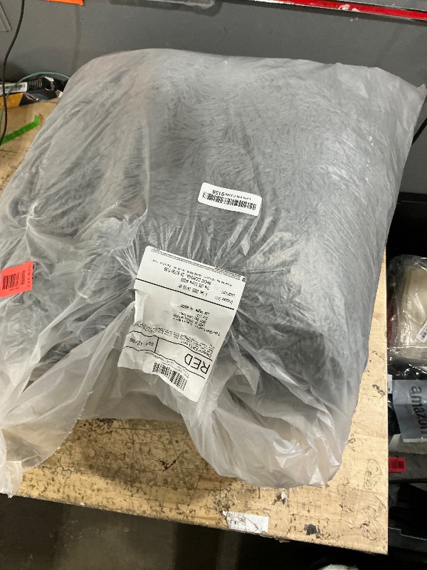 Photo 1 of Area Rugs for Living Room 6x9, Ultra Soft Fluffy Rug for Bedroom, Modern Shaggy Carpets Fuzzy Rug for Girls Boys Room Home Indoor Nursery Teens Dorm Decor, Upgrade Non-Slip Durable, Grey