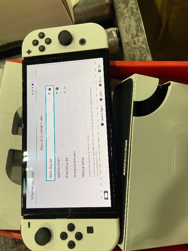 Photo 3 of Nintendo Switch – OLED Model w/White Joy-Con