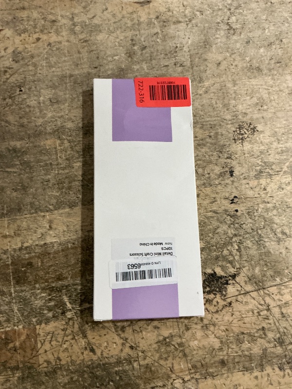 Photo 1 of 10 Pcs Small Scissors All Purpose, Stainless Steel Sharp Mini Detail Craft Scissors with Protective Cover for Embroidery, Paper Cutting, Sewing, Knitting, Crafting, 3.5"1068722313
