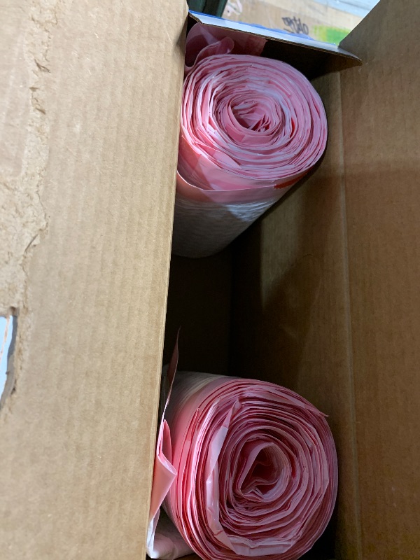 Photo 1 of ***(MISSING BAGS/ NOT A COMPLETE SET)***Amazon Basics 13 Gallon Flextra Strength Tall Kitchen Drawstring Trash Bags, Clean Fresh Scent, Tear Resistant, 10% Post Consumer Recycled, 120 Count