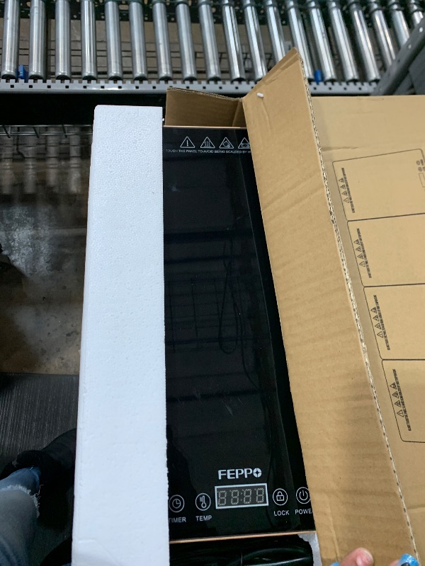 Photo 1 of **********MISSING POWER CORD**************
FEPPO Electric Warming Tray, 4-in-1 Food Warmers for Parties Buffet with 10 Temp Settings and Timer, 33"x15" Glass Surface Warming Mat for Food, Modular Buffet Hot Plates for Catering and Gatherings