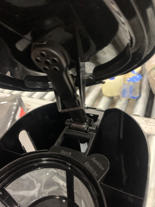 Photo 1 of **PARTS ONLY*** OVENTE 12-Cup Drip Coffee Maker with Borosilicate Glass Carafe, One-Touch Operation Machine, Anti-Drip System, Reusable Filter and Clear View Water Level Gauge, Ideal for Home or Office, Black CM412B