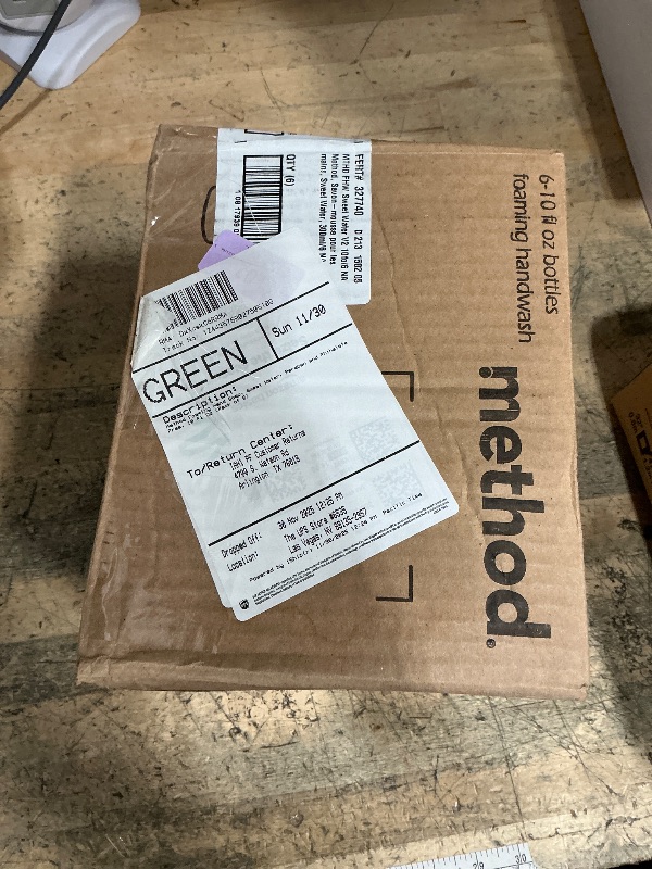 Photo 1 of **ONLY 4 / 3 BOTTLES FULL 1 EMPTY** Method Foaming Hand Soap, Sweet Water, Paraben and Phthalate Free, 10 Fl Oz (Pack of 6)