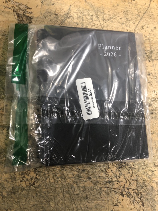 Photo 1 of 2026 Planner - Planner 2026 from January 2026 - December 2026, Weekly & Monthly Planner Spiral Bound with 12 Monthly Tabs, Inner Pocket, 6.4" x 8.5", Black-E