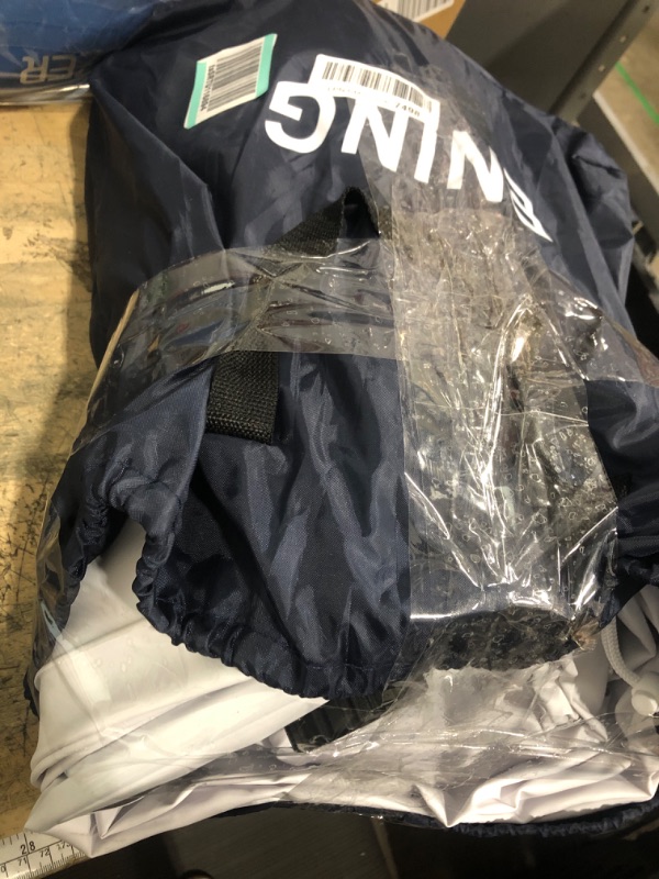 Photo 1 of ***FOR PARTS ONLY/ NON-FUNCTIONAL*** YENING Full Size Air Mattress with Built in Pump Raised Double Blow up Bed Inflatable Camping Airbed Electric 18 Inch Tall Blue