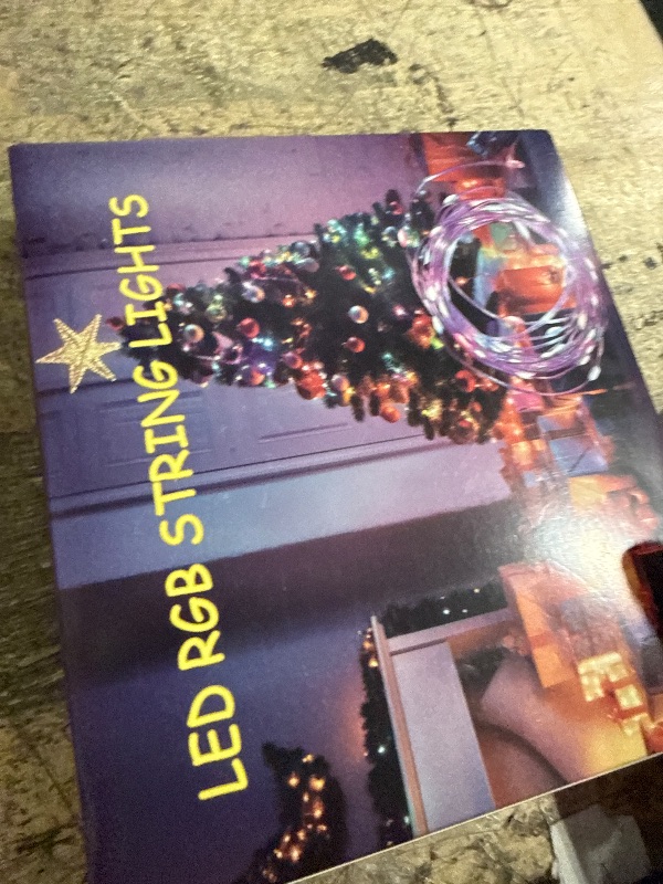 Photo 1 of 2 Pack Fairy Lights Battery Operated Color Changing String Lights with Remote, 16.4FT Twinkle Lights USB Plug or Battery Powered, Outdoor Christmas Decorations for Bedroom Wedding Party Indoor