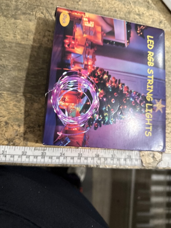 Photo 1 of 2 Pack Fairy Lights Battery Operated Color Changing String Lights with Remote, 16.4FT Twinkle Lights USB Plug or Battery Powered, Outdoor Christmas Decorations for Bedroom Wedding Party Indoor