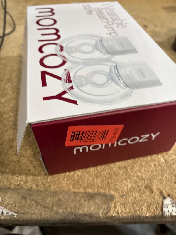 View 2 of **ONLY ONE PUMP**Momcozy Hands-Free Breast Pump S12 Pro, Wearable & Portable Pump with Soft DoubleFit Flange, 3 Modes | 9 Levels Double Electric Pump, Smart Display, 24mm, 2 Pack, Cozy Grey