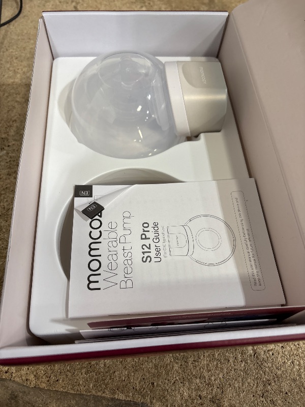 View 3 of **ONLY ONE PUMP**Momcozy Hands-Free Breast Pump S12 Pro, Wearable & Portable Pump with Soft DoubleFit Flange, 3 Modes | 9 Levels Double Electric Pump, Smart Display, 24mm, 2 Pack, Cozy Grey