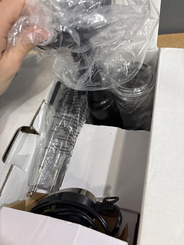 View 3 of *PARTS ONLY* Ganiza Immersion Blender, Max 1200W Heavy Duty Hand Blender with Time Display & Variable Speed Trigger, 9-in-1 Electric Handheld Mixer with Chopper Whisk Frother Beaker Ideal for Soup Puree Smoothies