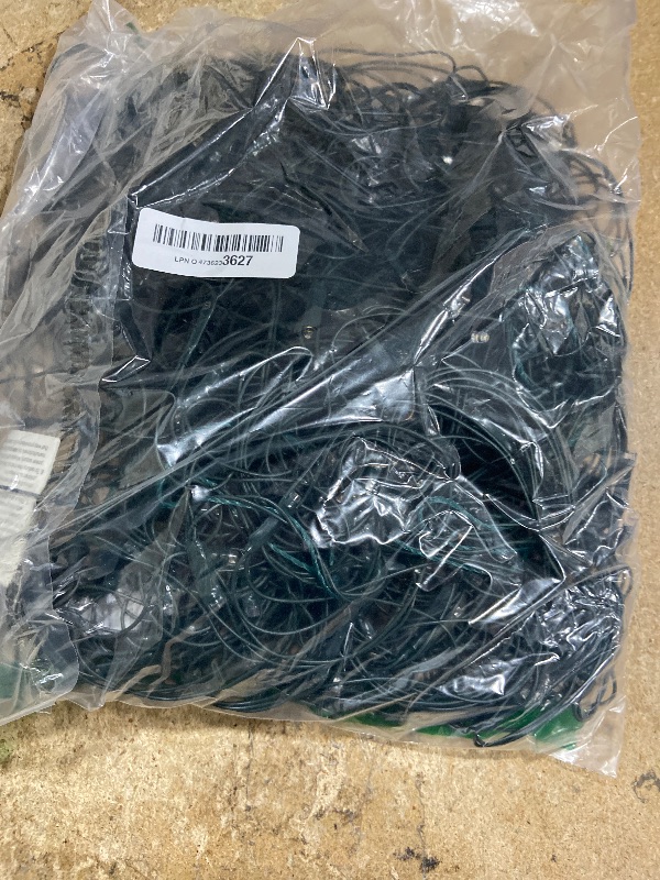 Photo 1 of 12ft x 5ft 360 LED Christmas Net Lights, 8 Modes Waterproof With Timer Low Voltage Connectable Mesh Lights for Trees, Bushes, Shurb, Garden, Outdoor Decoration(1 Pack, Green Wire, Warm White)