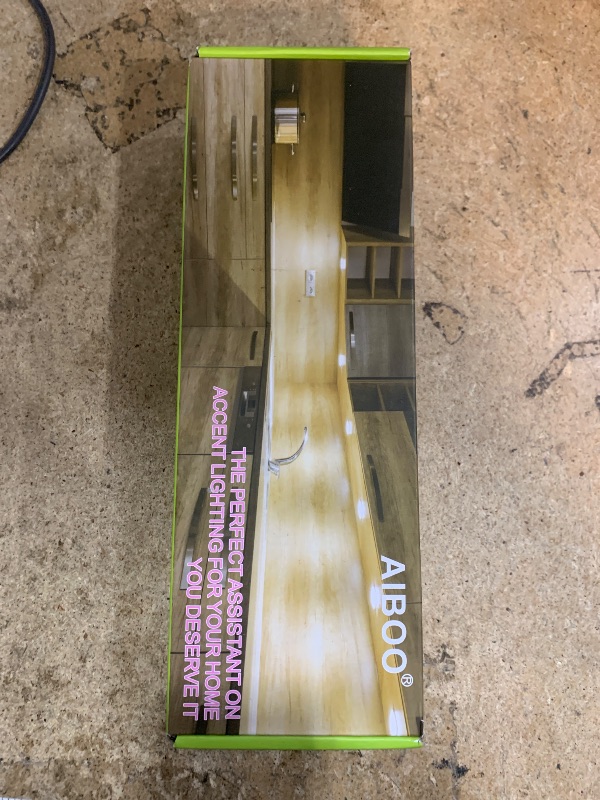 Photo 1 of AIBOO RGB Color Changing LED Under Cabinet Lights Kit Aluminum Slim Puck Lamps for Kitchen Counter Wardrobe Counter Furniture Ambiance Christmas Decor Lighting (6 Lights)