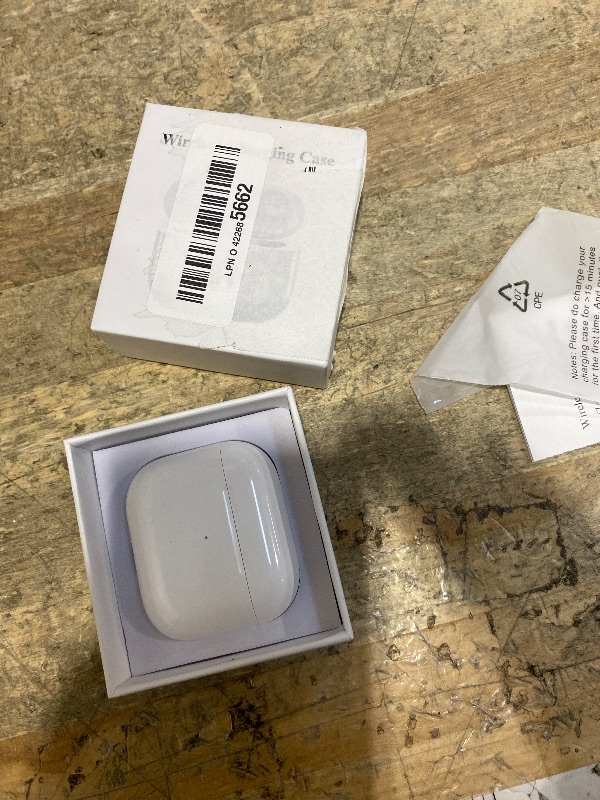 Photo 1 of *** ONLY CHARGING CASE NO HEADPHONES ******Wireless Charging Case Compatible with AirPods 3rd Generation, Charger Case Replacement for AirPods 3 with Bluetooth Pairing Sync Button, Earbuds Not Included