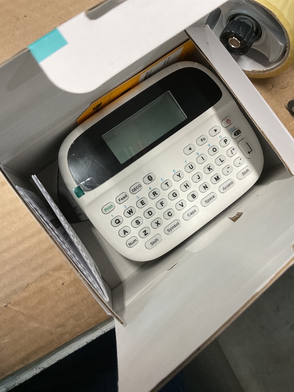 Photo 1 of ***MISSING PARTS***
Label Maker Machine with-Tape, Label Maker Waterproof-labels, Rechargeable Backlit Portable Labeler, M950 12mm Bluetooth Label Printer for Home Organization and Storage, Office School Teacher Supplies