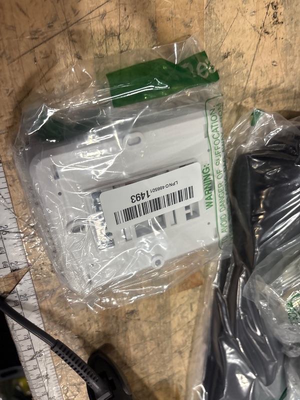 Photo 1 of *** POSSIBLY MISSING BACK & BATTERY PACK *** Non Programmable Thermostat for Home - Single Stage 1H/1C, with Room Temperature & Humidity Display and Large Blue LCD