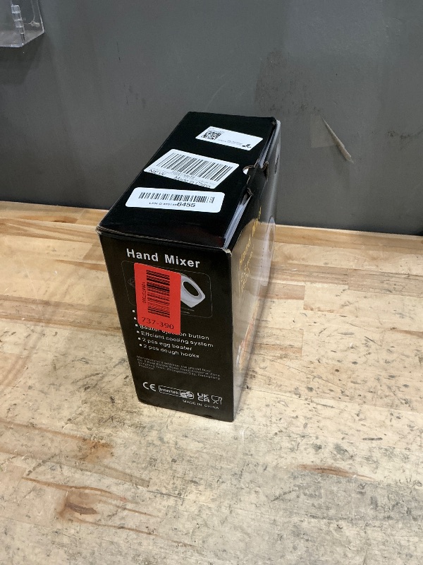 Photo 1 of **FOR PARTS ONLY**
Handmixer - 5 Speed Portable Kitchen Mixer Electric Handheld with 5 Stainless Steel Accessories Whisk, Food Beater, ?Ivory