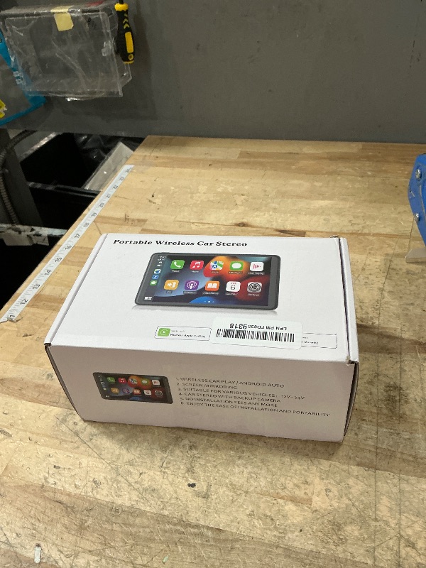 Photo 1 of ?Hieha? 2025 Wireless Portable Carplay and Android Auto, 7" Touchscreen Carplay Screen for Car with Apple Carplay,Mirror Link,Backup Camera,Bluetooth 5.0, GPS Navigation,AUX,FM for All Vehicles