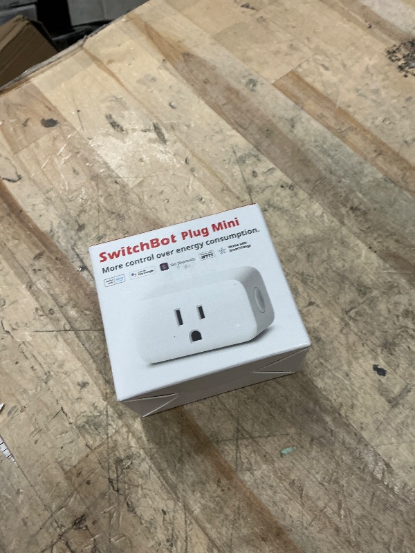 Photo 1 of ?2025 New? SwitchBot Smart Plug Mini 15A(1 Pack), Energy Monitor, Smart Home WiFi(2.4GHz) & Bluetooth Outlet, Compatible with Alexa & Google Home, APP Remote Control & Timer Function, No Hub Required