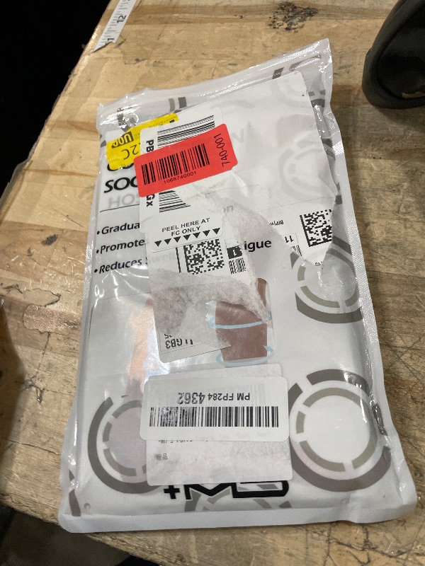 Photo 1 of +MD 2 Pairs Compression Socks for Women & Men Medical Grade 20-30 mmHg, Open-Toe knee High Stocking, Support for edema, Varicose Veins, Nude, Small