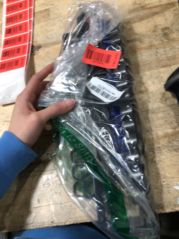 Photo 1 of 1/2-Inch Magnetic Socket Organizer Rail, Aluminum Alloy Socket Rail, Heavy Duty Sockets Holder with 12 Clips, 360° Swivel Clip Tool Tray, Sockets Organizer for Tool Box Drawer (Blue)