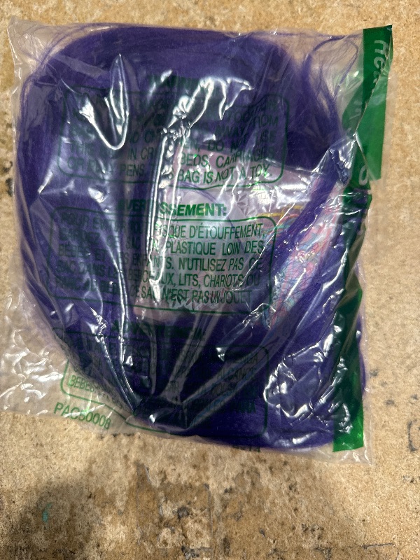 Photo 1 of 2 Pack Purple Ponytail Extension with Elastic Tie Straight Sleek Wrap Around Braid Ponytail 26 Inch (Purple#)