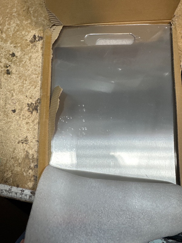 Photo 1 of 2 Pack Titanium Cutting Board- 100% Pure Titanium Cutting Boards For Kitche,Easy to clean,Double-sided food-grade Cutting Board For Cutting Meats, Fruits And Vegetables,M + L