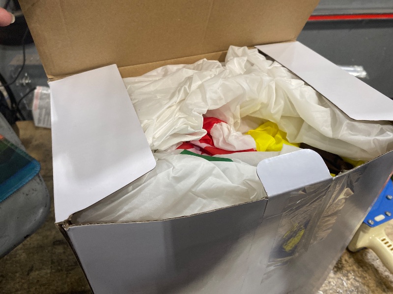 Photo 1 of 12 FT Christmas Inflatables with Santa Claus Reindeer Built-in LED Lights Blow Up Christmas Decor for Christmas Party Holiday Outdoor Garden Lawn Yard Decorations