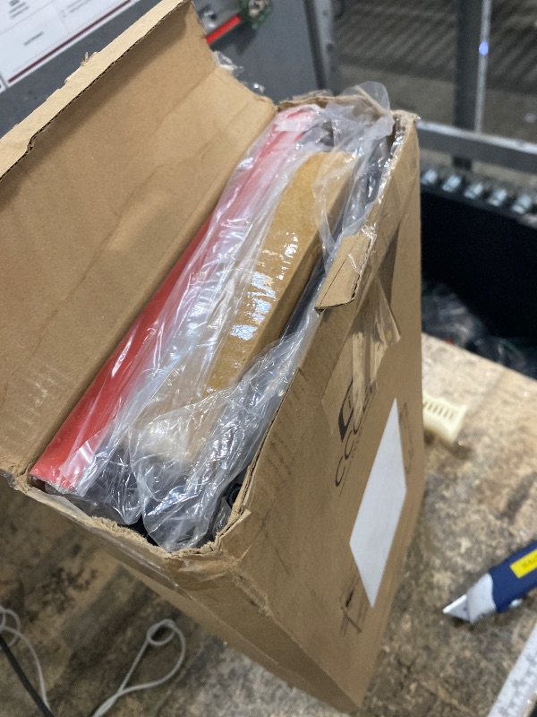 Photo 1 of CCCEI Modular Power Tool Organizer Wall Mount with Charging Station. Garage Drill Storage Shelf with Hooks, Heavy Duty Rack, Tool Battery Holder Built in 8 Outlet. Gift for Men. Red, 1 Pack.