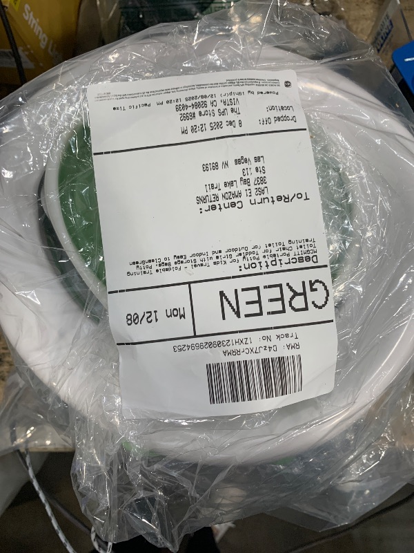 Photo 1 of ***FOR PARTS ONLY/MISSING ASSEMBLY PIECES*** MCGMITT Portable Potty for Kids Travel - Foldable Training Toilet Chair for Toddler Girls with Storage Bags, Potty Training Toilet for Outdoor and Indoor Easy to Clean(Green)