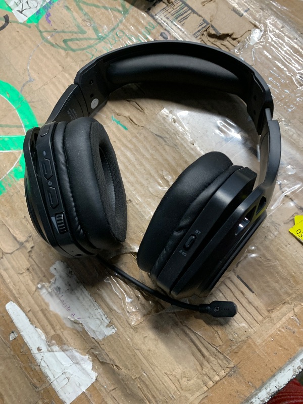 Photo 1 of ***(MISSING PARTS)***Wireless Gaming Headset, 7.1 Surround Sound, 2.4Ghz USB Gaming Headphones Bluetooth 5.4, 100-Hr Noise Canceling Mic RGB Light, Wireless Headset for PC PS5 PS4 Mac Switch, ONLY Wired Mode Suit for Xbox