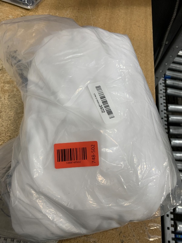 Photo 1 of 10×10ft White Backdrop Curtain for Weeding Parties, Wrinkle-Free Fabric Drape for Baby Shower, Birthday Party Decorations, Photography Photo Booth Background, Single Panel No Sewing, with Rod Pocket