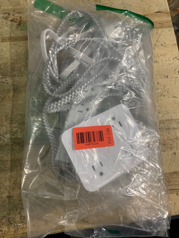 Photo 1 of 10 Ft Surge Protector Power Strip, HANYCONY Extension Cord with 8 AC Outlets 4 USB (2 USB C) Ports, Flat Plug, Wall Mount Desk USB Charging Station for Home