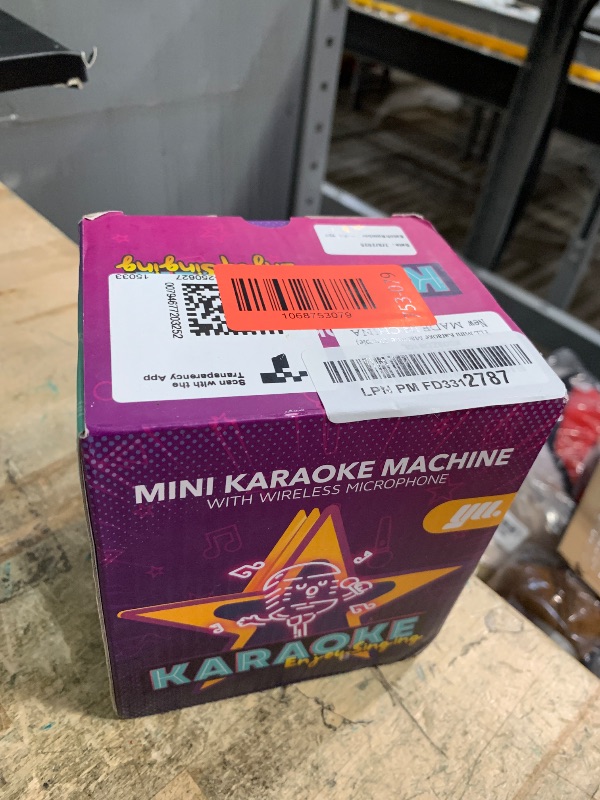 Photo 1 of YLL Mini Karaoke Machine with 2 Wireless Microphones, TOP Kids Gifts for Girls Ages 3, 4, 5, 6, 7, 8, 9, 10, 11, 12 +Years Old, 4-12th Christmas Birthday Toy Gift for Girls Boys Party (Purple)
