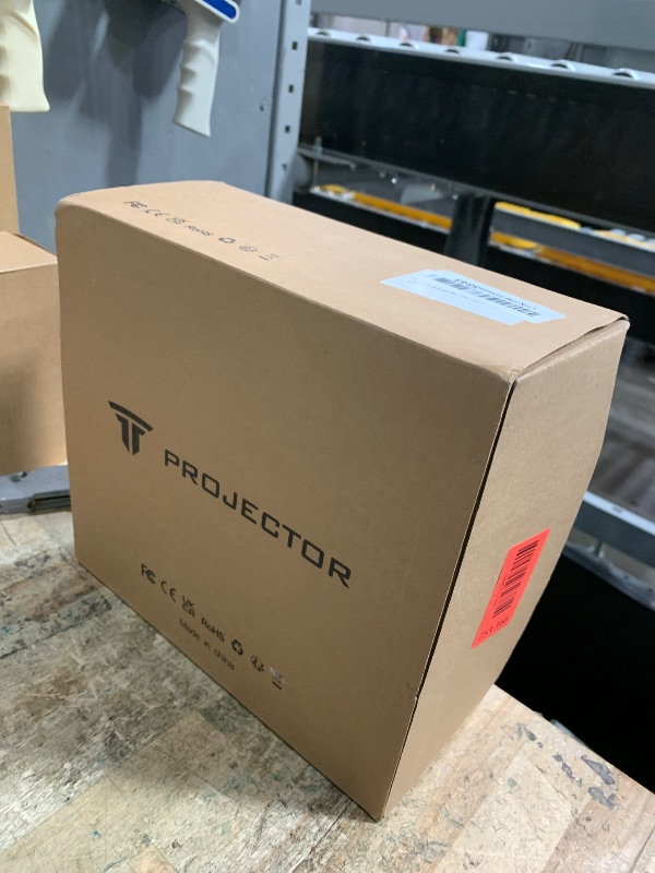 Photo 1 of Projector with WiFi and Bluetooth, Native 1080P Portable Projector, 500 ANSI Outdoor Mini Projector Home Theater, Compatible with HDMI/USB/AV/Smartphone/TV Box/Laptop,Grey