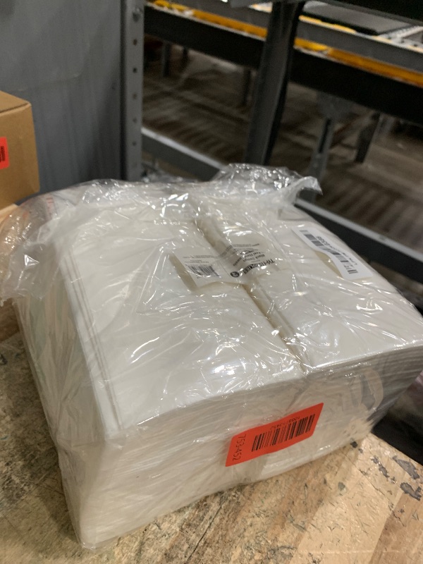 Photo 1 of 100 Pack Linen Feel Guest Paper Hand Towels | Disposable Super Absorbent Airlaid Paper Towels For Bathroom, Party, Weddings, Or Events | 12 x 17 Inches 1/6 Folded Decorative Design